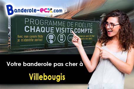 Création graphique inclus pour votre banderole publicitaire à Villebougis (Yonne/89150)