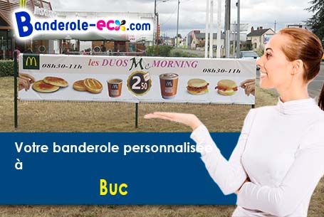 Création graphique offerte de votre banderole publicitaire à Buc (Yvelines/78530)