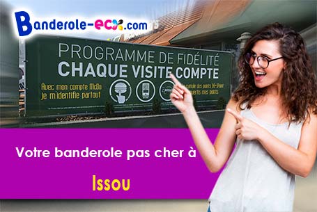 Création graphique offerte de votre banderole publicitaire à Issou (Yvelines/78440)