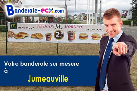 Création maquette offerte de votre banderole publicitaire à Jumeauville (Yvelines/78580)