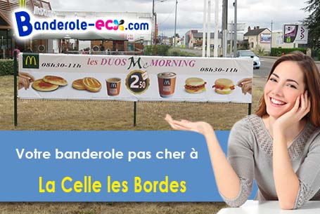 Création maquette offerte de votre banderole publicitaire à La Celle-les-Bordes (Yvelines/78720)