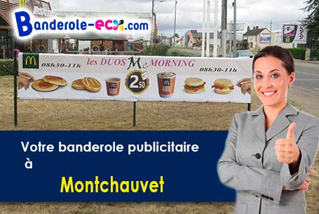 Création maquette offerte de votre banderole personnalisée à Montchauvet (Yvelines/78790)