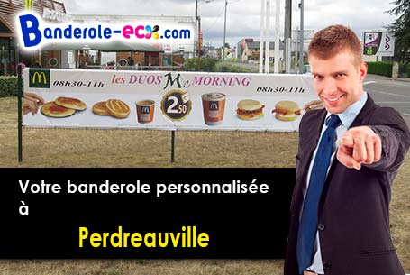 Création maquette offerte de votre banderole pas cher à Perdreauville (Yvelines/78200)