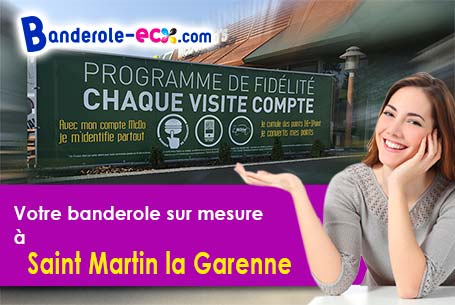 Création maquette gratuite de votre banderole pas cher à Saint-Martin-la-Garenne (Yvelines/78520)