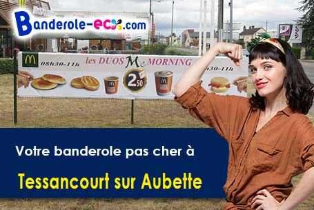 Création maquette offerte de votre banderole publicitaire à Tessancourt-sur-Aubette (Yvelines/78250)